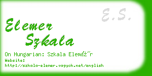 elemer szkala business card
